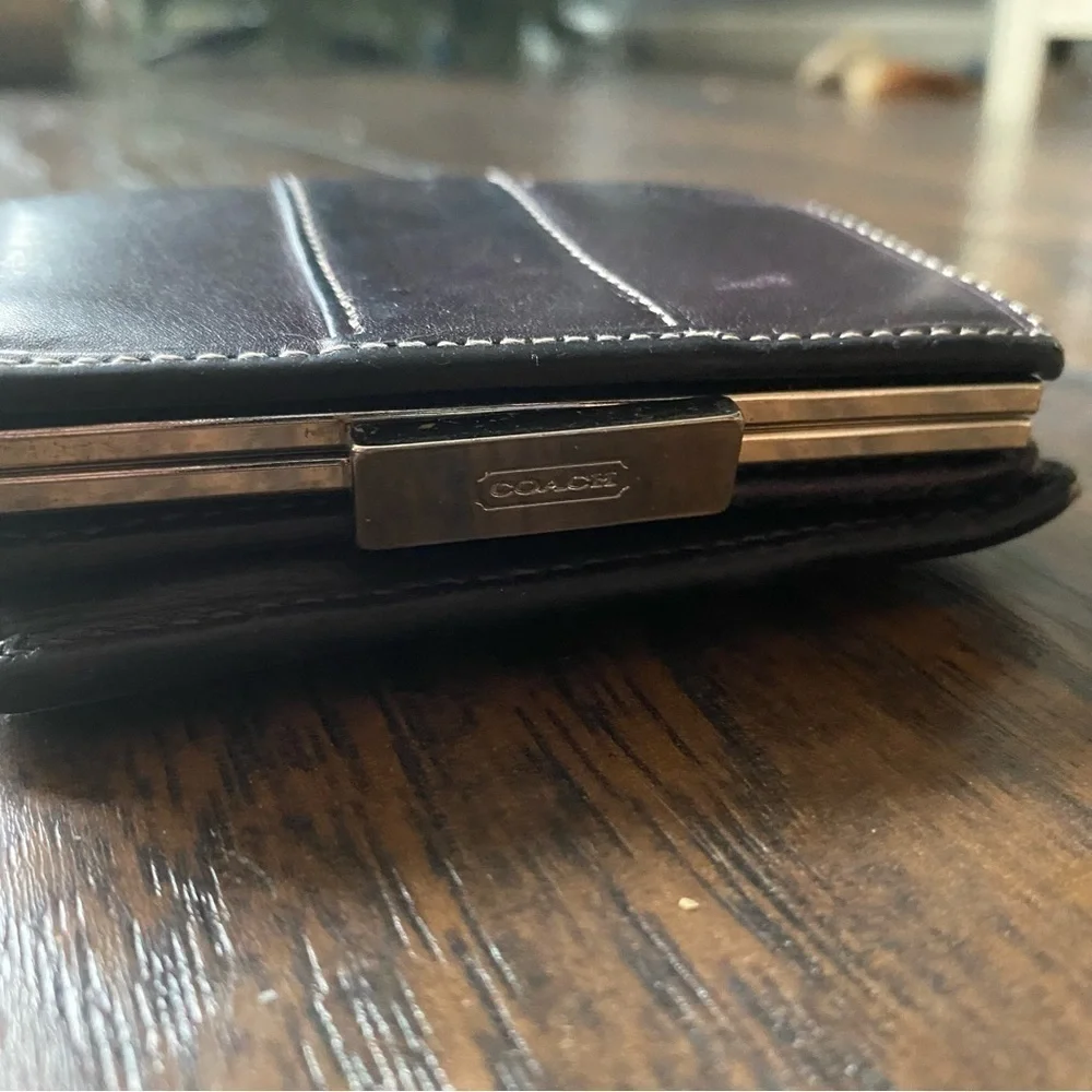 Vintage Coach Leather Small Wallet